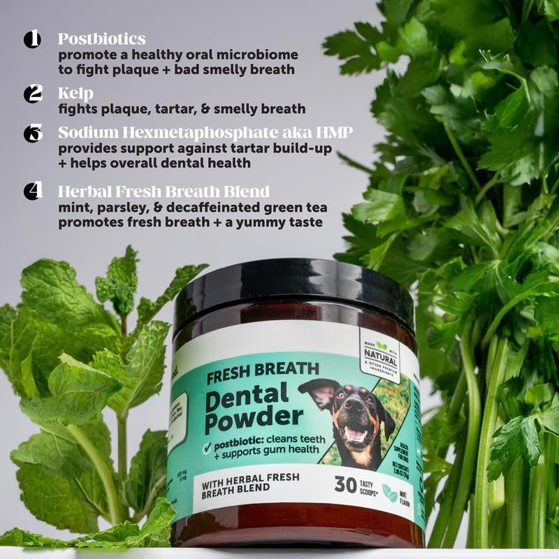 Fresh Breath® Dog Dental Powder