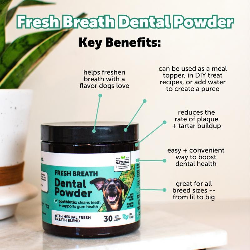 Fresh Breath® Dog Dental Powder